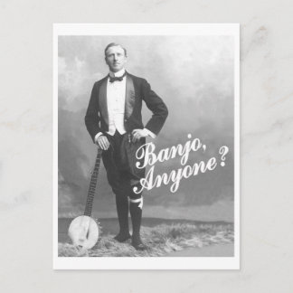 Cartão postal Banjo Anyone