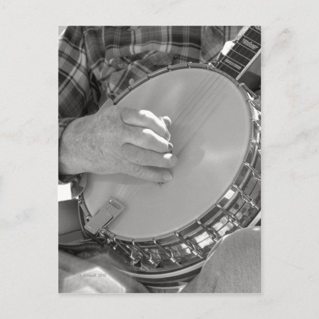 Cartão Postal Banjo Man (Frente)