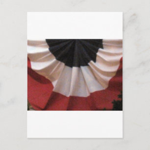Cartão Postal Banner Patriótico