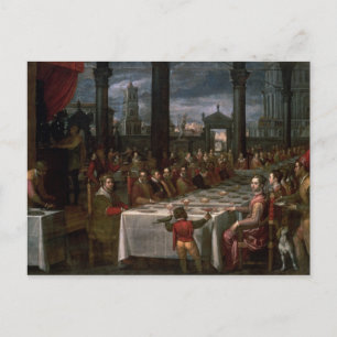 Cartão Postal Banquete de casamento