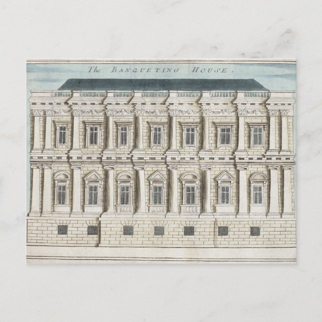 Cartão Postal Banqueting House, Whitehall (Frente)