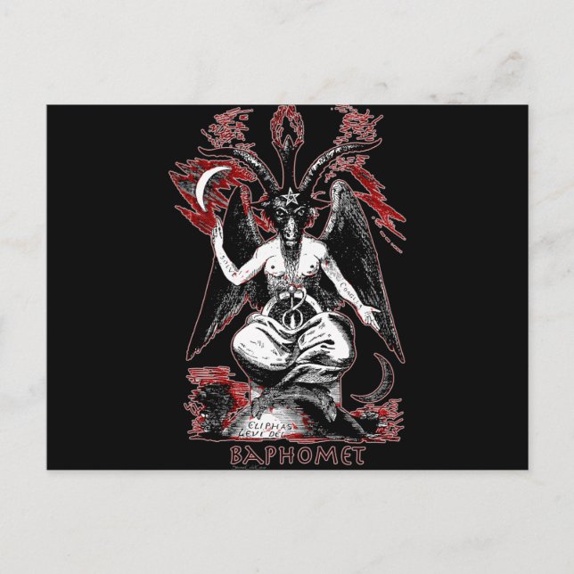 Cartão Postal Baphomet (Frente)