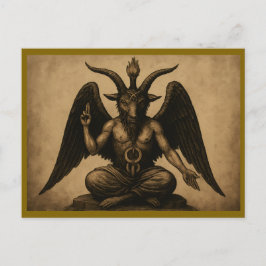 Cartão Postal Baphomet