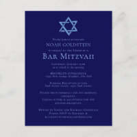 Bar Azul Mitzvah Estrela Artística do Partido Davi