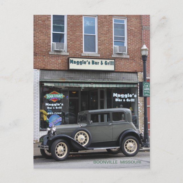 Cartão Postal Bar da Maggie & Grill (Frente)