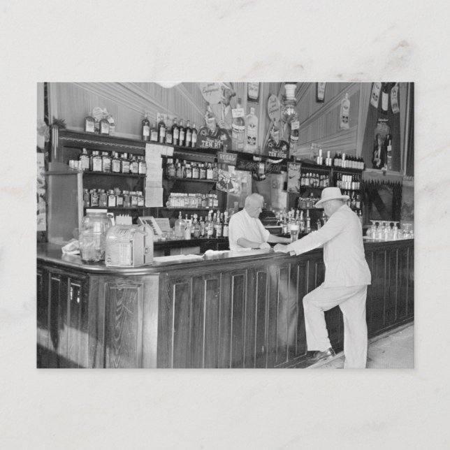 Cartão Postal Bar de Nova Orleans, 1938 (Frente)