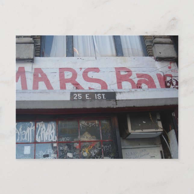 CARTÃO POSTAL BAR MARS (Frente)
