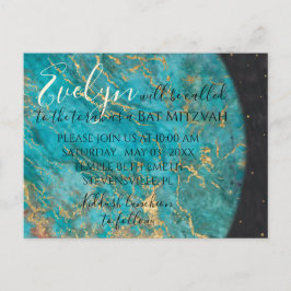 Cartão Postal Bar ou Bat Mitzvah fora deste mundo
