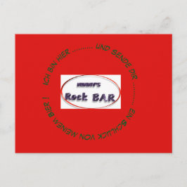 Cartão Postal Bar Rock da Mimmy