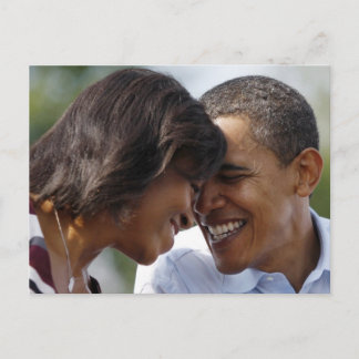 Cartão Postal Barack e Michelle Obama Foto