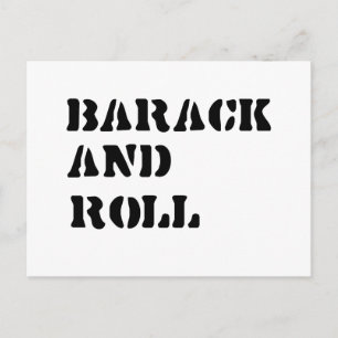 Cartão Postal Barack e Rock