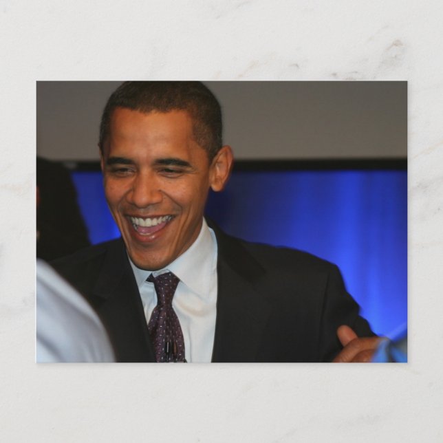Cartão Postal Barack Obama (Frente)
