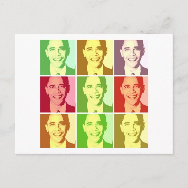 Cartão Postal Barack Obama (Frente)