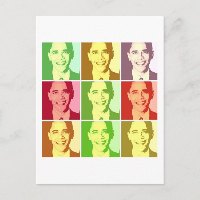 Cartão Postal Barack Obama (Frente)