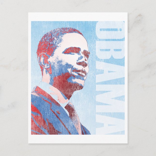 Cartão Postal Barack Obama '08 (Frente)