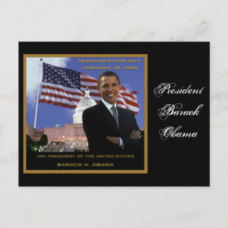 Cartão Postal Barack Obama 2009