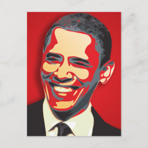 Cartão Postal Barack Obama 44 Presidente