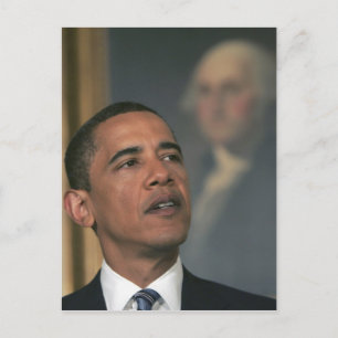 Cartão Postal Barack Obama anuncia sua intenção de nomear