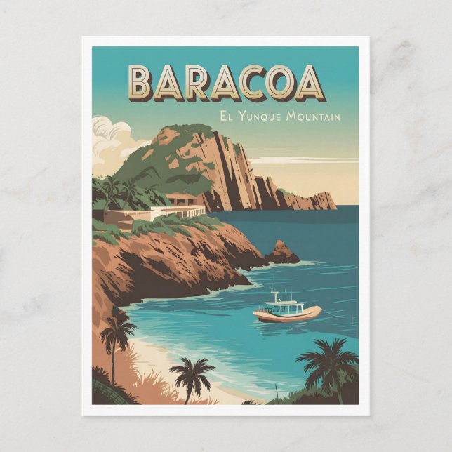 Cartão Postal Baracoa El Yungue Mountain (Frente)