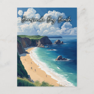 Cartão Postal Barafundle Bay Beach Wales