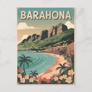 Cartão Postal Barahona República Dominicana Vintage