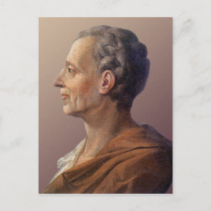 Cartão Postal Barão de Montesquieu