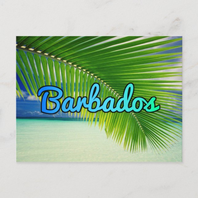Cartão Postal Barbados (Frente)