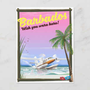 Cartão Postal Barbados - quem dera você estivesse aqui!