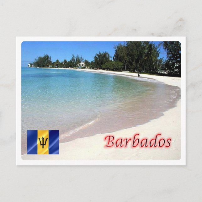 Cartão Postal Barbados - The Beach - (Frente)