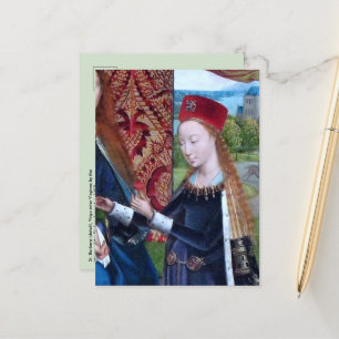 Cartão Postal Bárbara rua de Nicódia (pormenores; M 070)