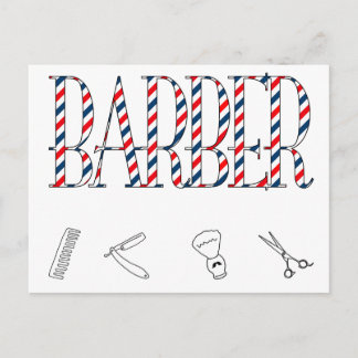 Cartão Postal Barber