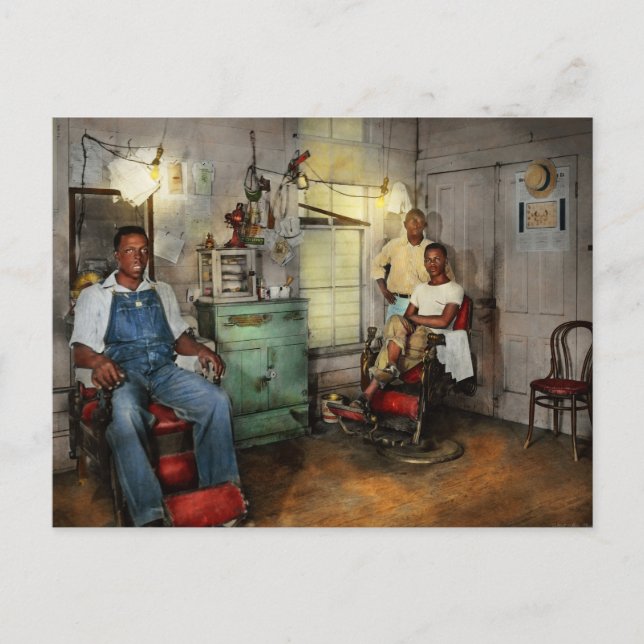 Cartão Postal Barber - Propriedade familiar 1942 (Frente)