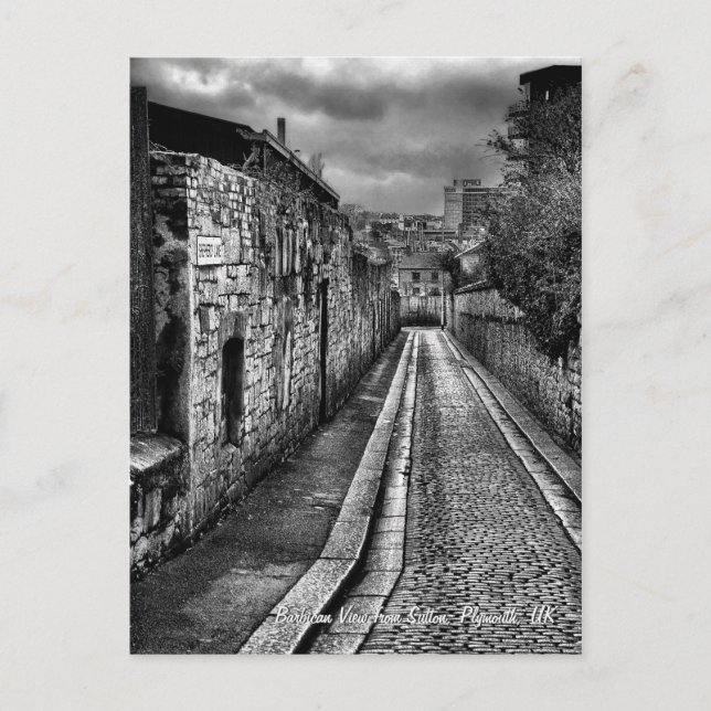 Cartão Postal Barbican View de Sutton, Plymouth postais (Frente)