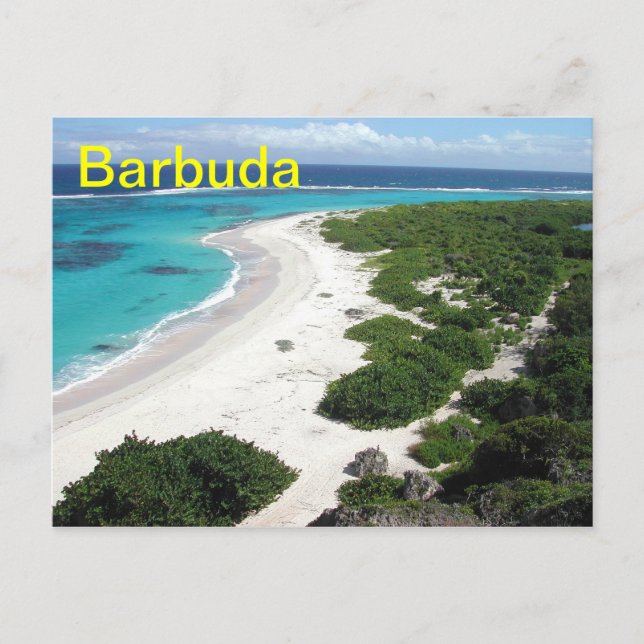 Cartão postal Barbuda (Frente)
