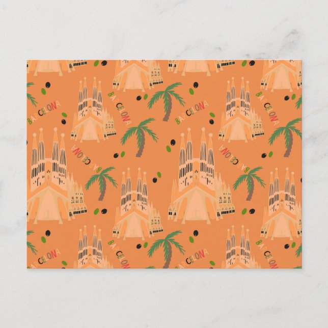 Cartão Postal Barcelona (Frente)