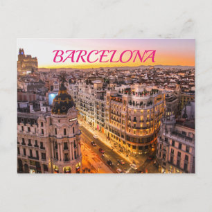 Cartão postal Barcelona