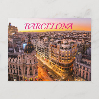Cartão postal Barcelona