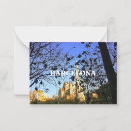 Cartão postal Barcelona