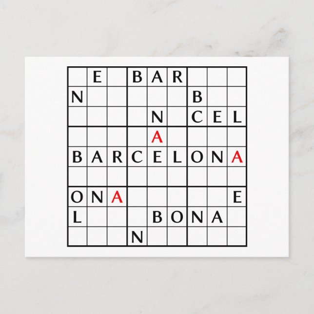 CARTÃO POSTAL BARCELONA (Frente)