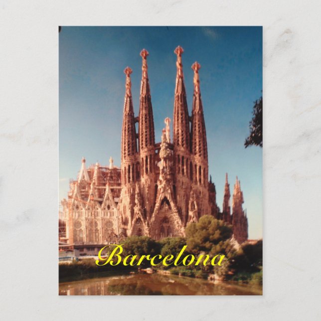 Cartão postal Barcelona (Frente)