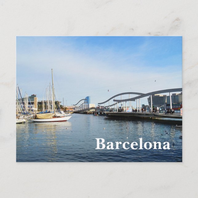 Cartão Postal Barcelona (Frente)