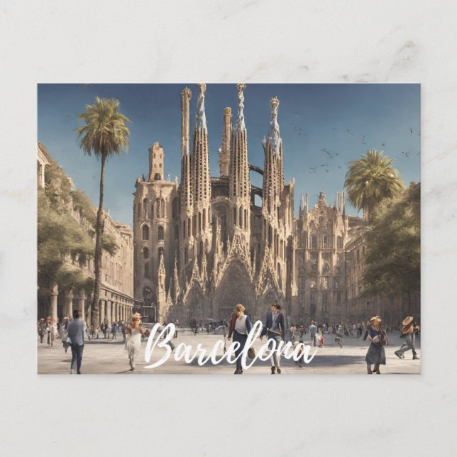 Cartão Postal Barcelona (6) (Frente)
