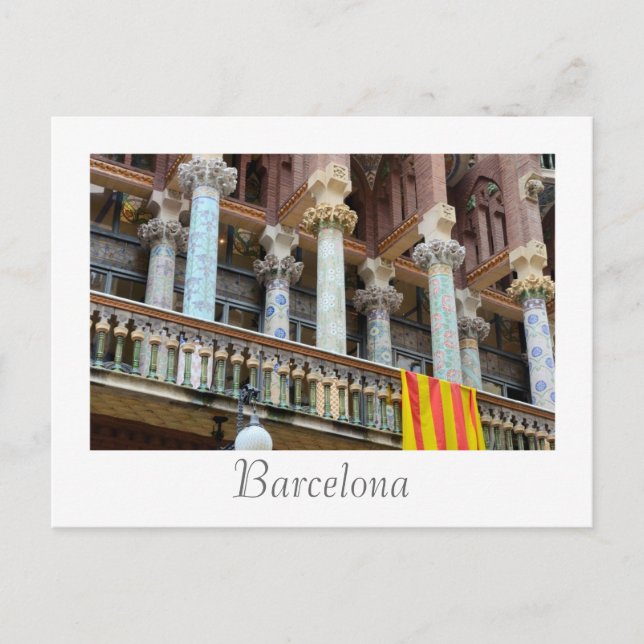Cartão Postal Barcelona, Espanha (Frente)