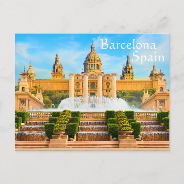 Cartão Postal Barcelona Espanha (Frente)