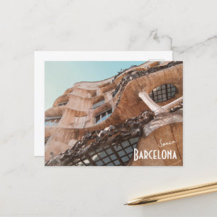Cartão Postal Barcelona, Espanha - Casa Batllo por Gaudi