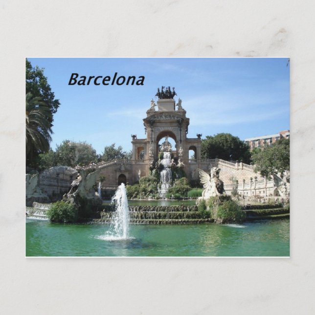 Cartão Postal Barcelona—fountain—barc—[kan.k].JPG (Frente)