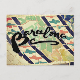 Cartão Postal Barcelona postcard