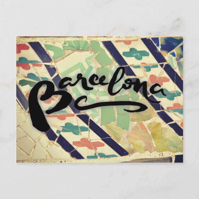 Cartão Postal Barcelona postcard (Frente)