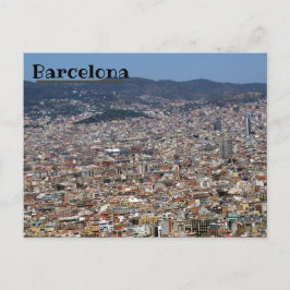 Cartão Postal Barcelona Skyline