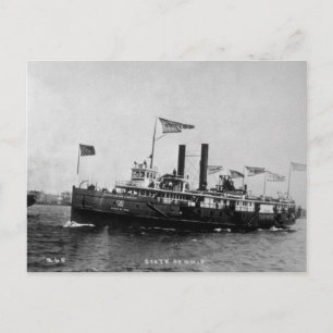 Cartão Postal Barco a Vapor City de Ohio - Foto de Louis Pesha